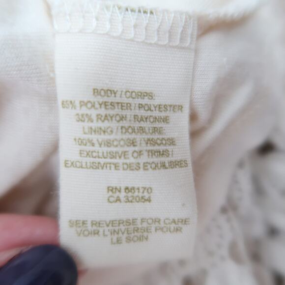 Free People Cream Crochet Mini Dress - Picture 8 of 8